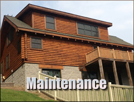  Linville Falls, North Carolina Log Home Maintenance